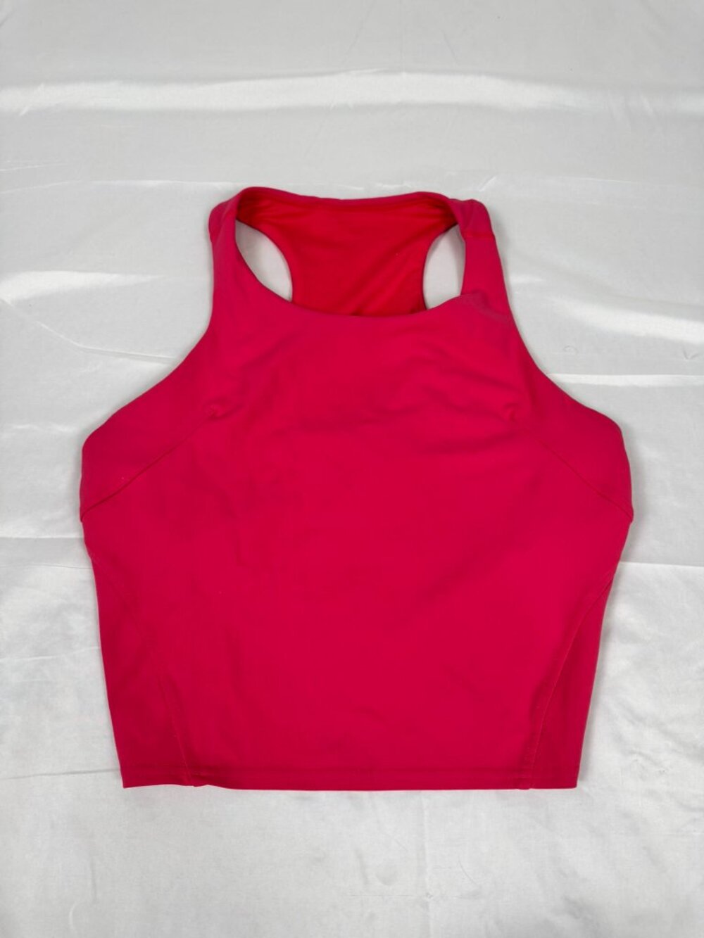 Lululemon Wunder Train Racerback Tank Size 12 Pink Red Athletic Top